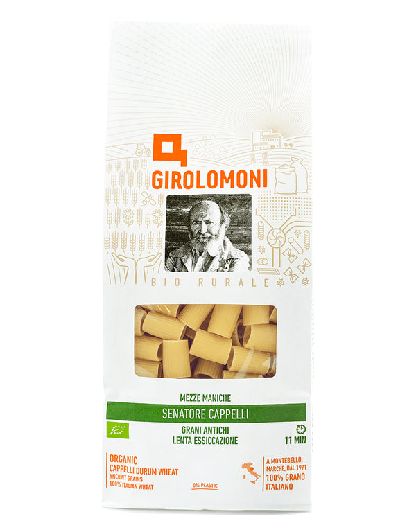 Økologisk Mezze Maniche Cappelli Durum Hvede Pasta - 500G - Girolomoni