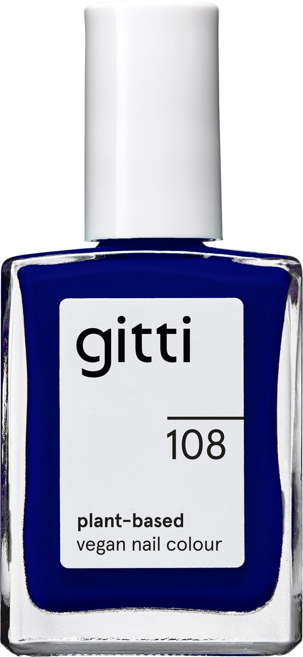 Plantebaseret Neglelak - Midnight Blue 108 - 15ML - Gitti Conscious Beauty