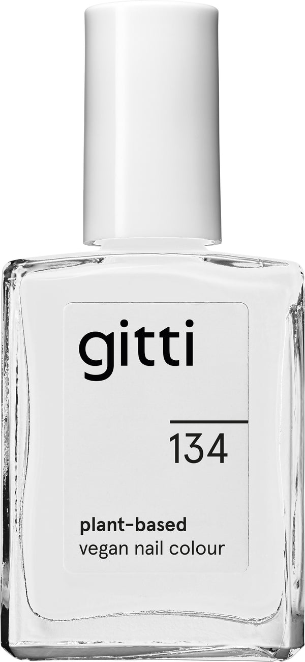 Plantebaseret Neglelak - White 134 - 15ML - Gitti Conscious Beauty