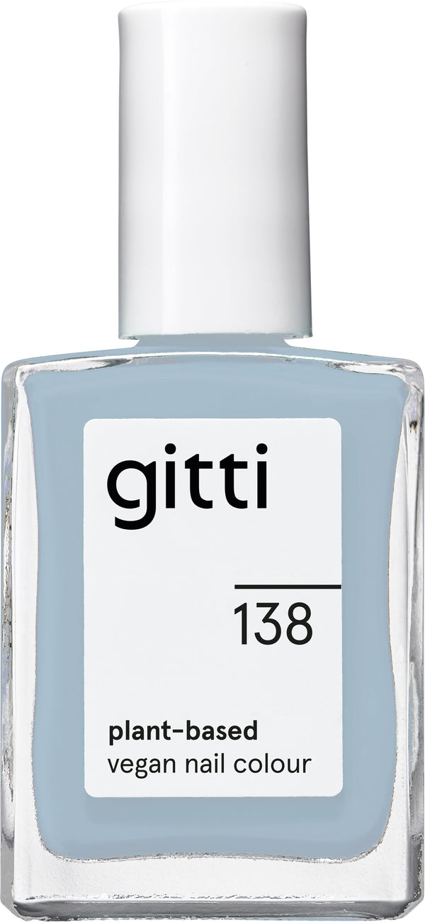 Plantebaseret Neglelak - Denim Blue 138 - 15ML - Gitti Conscious Beauty