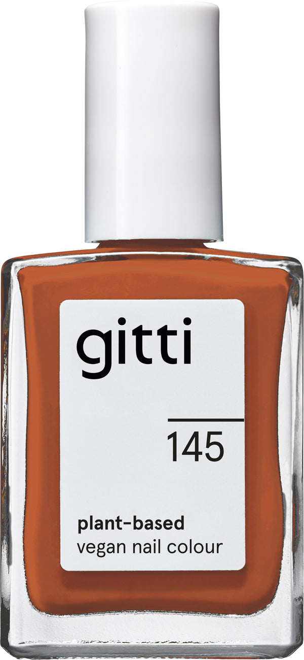 Plantebaseret Neglelak - Burnt Cinnamon 145 - 15ML - Gitti Conscious Beauty