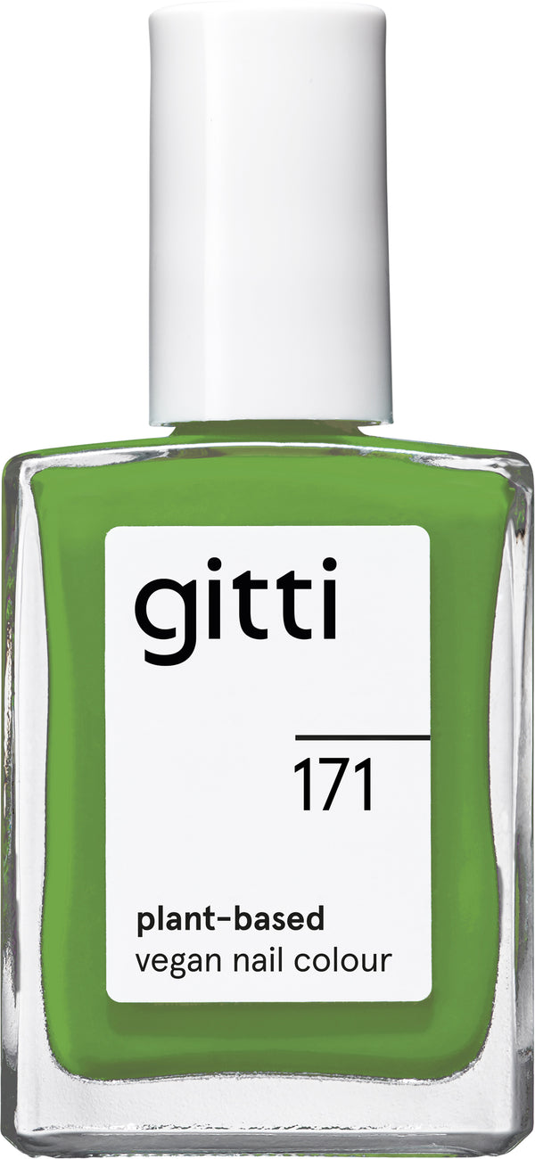 Plantebaseret Neglelak - Meadow Green 171 - 15ML - Gitti Conscious Beauty