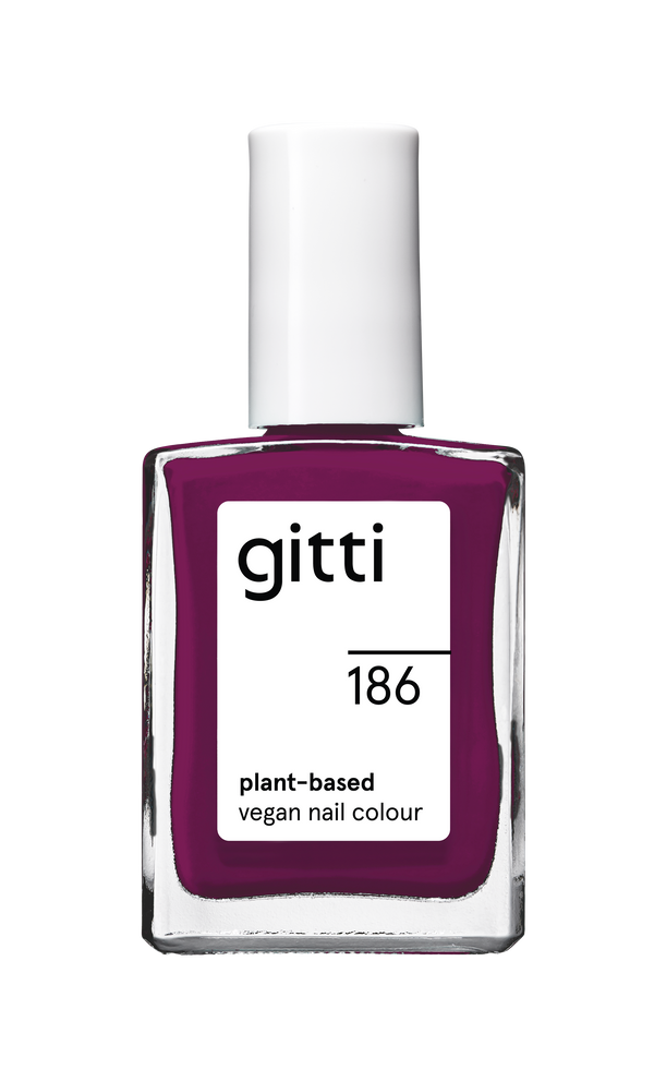 Plantebaseret Neglelak - Plum Party 186 - 15ML - Gitti Conscious Beauty