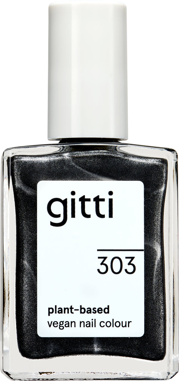 Plantebaseret Neglelak - A Muse Me Black 303 - 15ML - Gitti Conscious Beauty