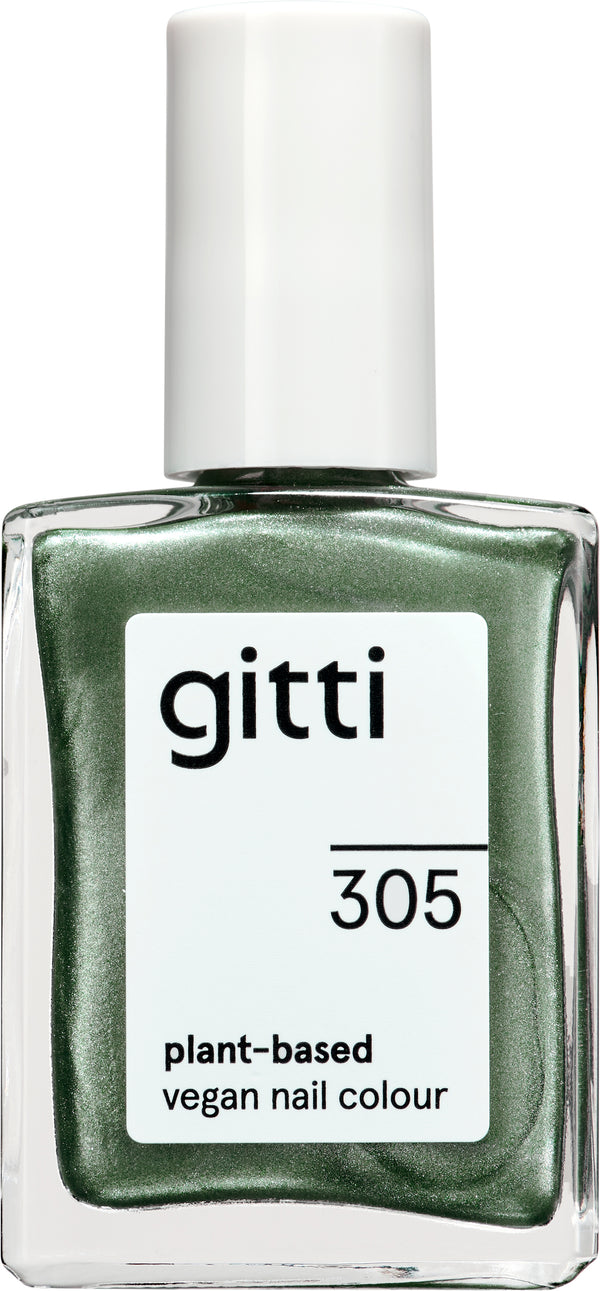 Plantebaseret Neglelak - Vanity Vert 305 - 15ML - Gitti Conscious Beauty
