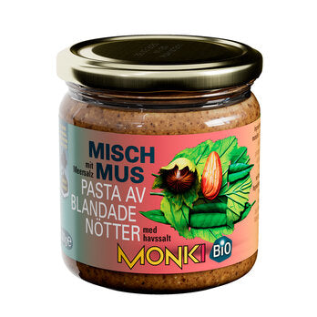 Økologisk Nøddesmør - Nøddeblanding - 330G - Monki