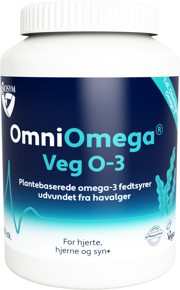 OmniOmega Veg O-3 - 100 Kapsler - Biosym