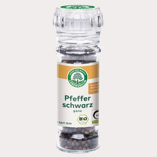 Økologisk Hel Sort Peber i Kværn - 45G - Lebensbaum