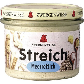 Økologisk Vegansk Smørrepålæg - Peberrod - 180G - Zwergenwiese Streich