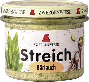 Økologisk Vegansk Smørrepålæg - Ramsløg - 180G - Zwergenwiese Streich