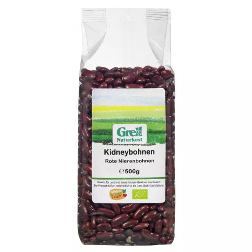 Økologiske Røde Kidney Bønner - 500G - Grell Naturkost