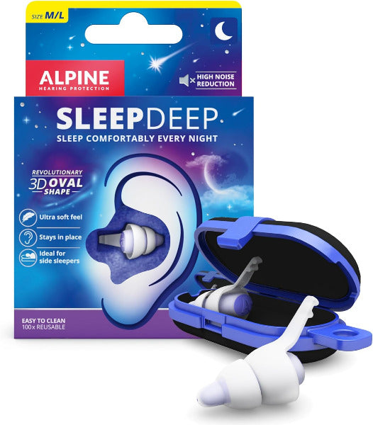 SleepDeep Alpine Ørepropper - 1 Par - Medium/Large