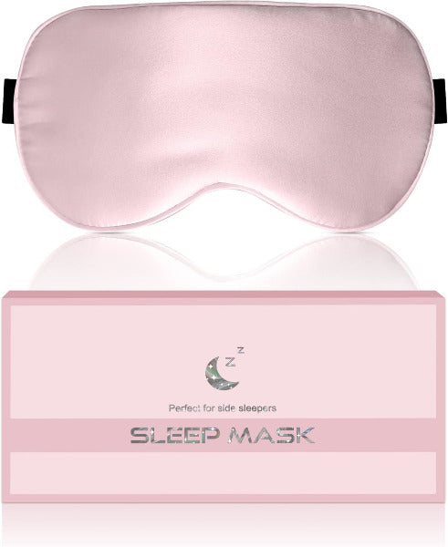 Sovemaske Til Side Soveren - Økologisk Silke - Rosa