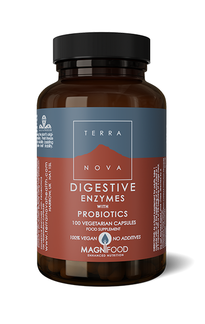 Digestive Enzymes with Prebiotics - 50 Kapsler - TerraNova