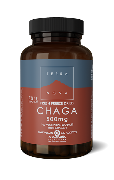 Full Spectrum Chaga 500 mg - 50 Kapsler - TerraNova