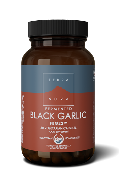 Fermented Black Garlic - 50 Kapsler - TerraNova