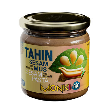 Økologisk Tahin med Salt - 330G - Monki