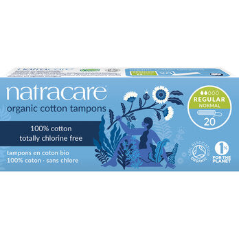 Tampon Normal - Uden Indføringshylster - 20 Stk - NatraCare