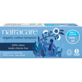 Tampon Super - Uden Indføringshylster - 20 Stk - NatraCare