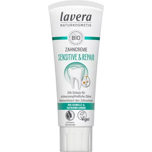 Tandpasta - Sensitive Repair - 75ML - Lavera Naturkosmetik