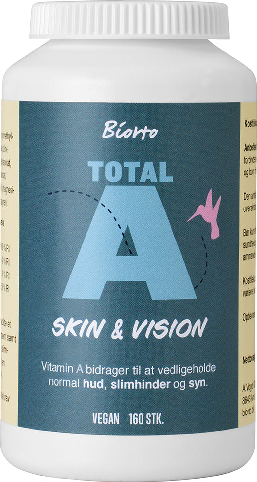 Total A Skin & Vision - 160 Kapsler - Biorto