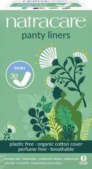 Trusseindlæg - Panty Liners Mini - 30 Stk - NatraCare