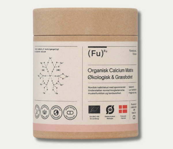 Økologisk Calcium Knogle Matrix - 240 Kapsler - Functional Future