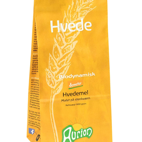 Biodynamisk Hvedemel - 1,5KG - Aurion