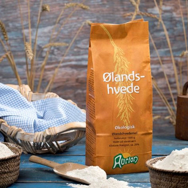 Økologisk Sigtet Ølandshvedemel - 1,5KG - Aurion