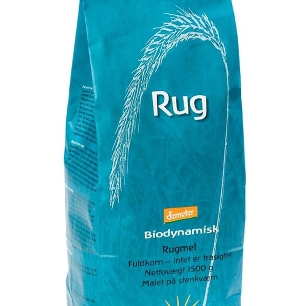 Biodynamisk Rugmel - 1,5KG - Aurion
