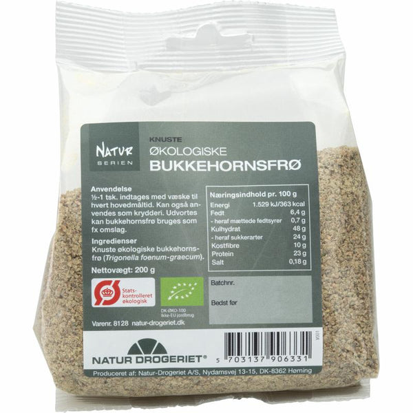 Økologiske Bukkehorn Knust - 200G - Natur-Drogeriet
