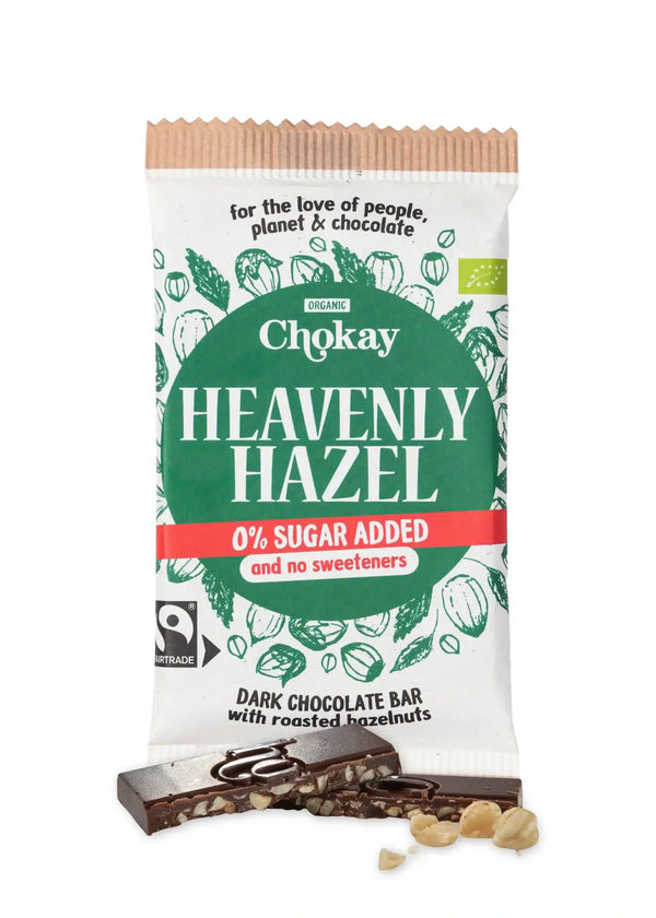 Økologisk Chokolade Heavenly Hazel 54% - 70G - Chokay