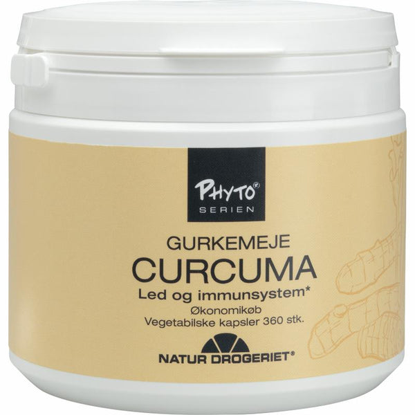 Curcuma Curcumin - 360 Kapsler - Natur-Drogeriet