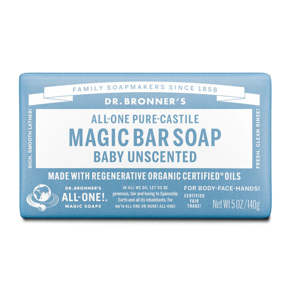 Baby Mild Bar Soap - 140G - Dr. Bronner's