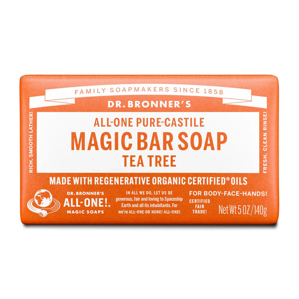 Tea Tree Bar Soap - 140G - Dr. Bronner's