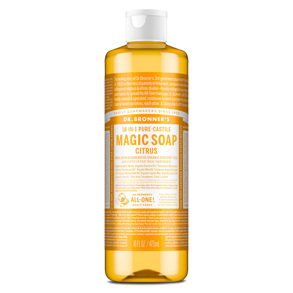 Citrus-Orange Liquid Soap - 473ML - Dr. Bronner's