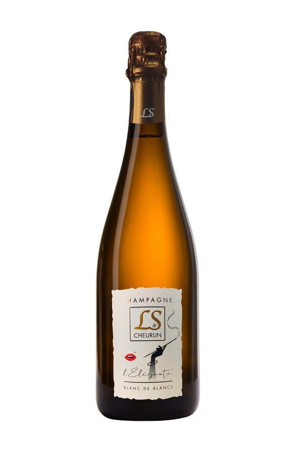 Økologisk Champagne Extra Brut Blanc de Blanc L'elegante 2021 12,5% - 750ML - L&S Richard Cheurlin