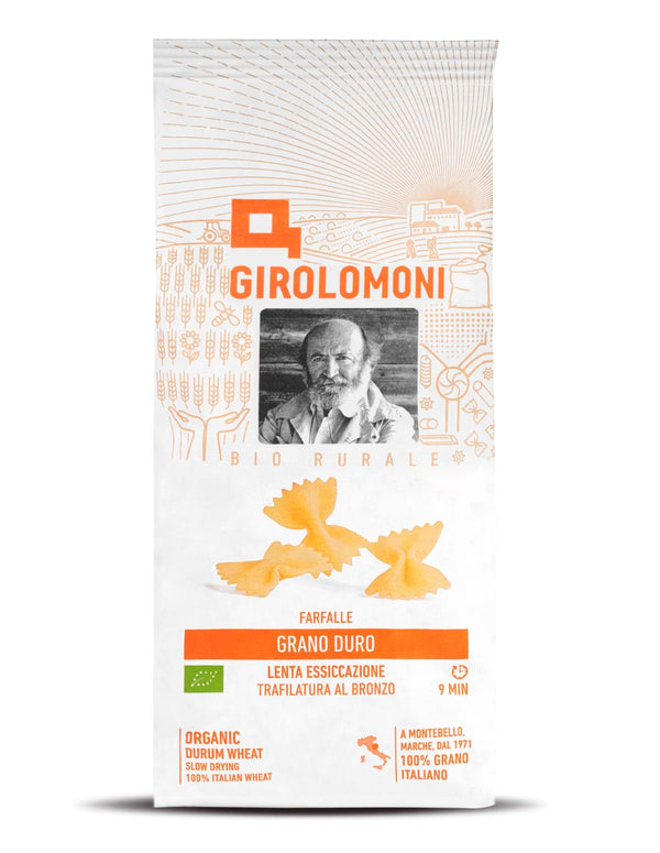 Økologisk Farfalle Durum Hvede Pasta - 500G - Girolomoni