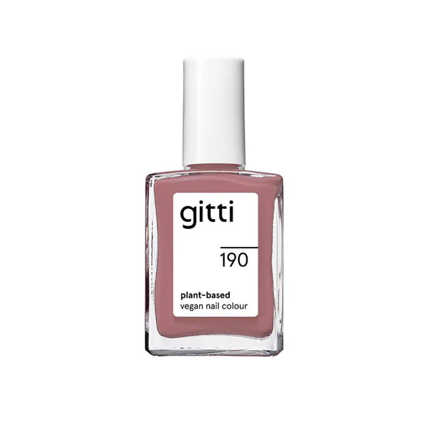 Plantebaseret Neglelak - Dusty Rose 190 - 15ML - Gitti Conscious Beauty