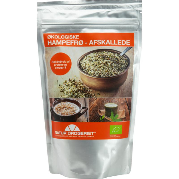Økologiske Afskallede Hampefrø - 300G - Natur-Drogeriet