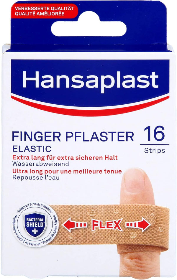Hansaplast - Elastic Finger Strips Plaster - 16 stk.