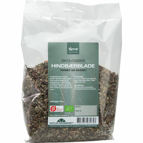 Økologiske Hindbærblade - 100G - Natur-Drogeriet