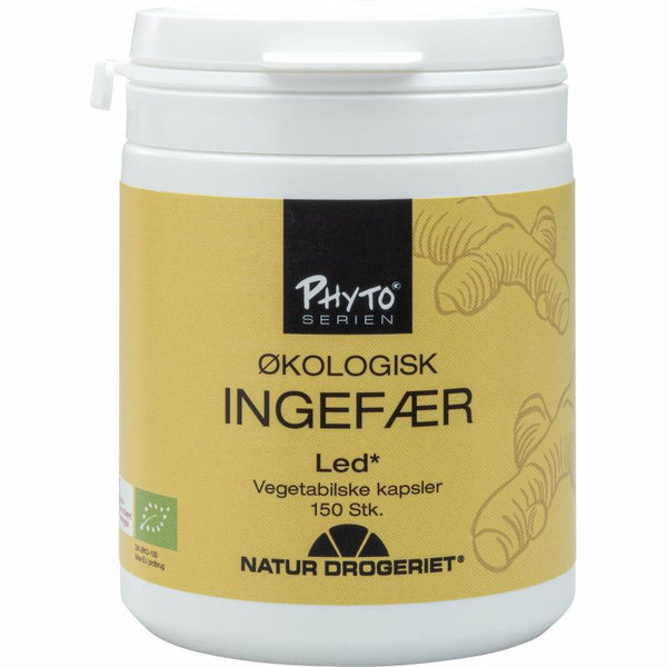 Ingefær - 150 Kapsler - Natur-Drogeriet