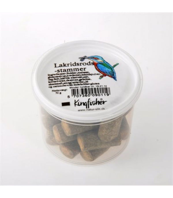 Lakridsrodsstammer - 70G - King Fisher