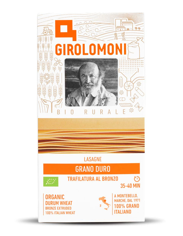Økologisk Lasagne Durum Hvede Pasta - 500G - Girolomoni