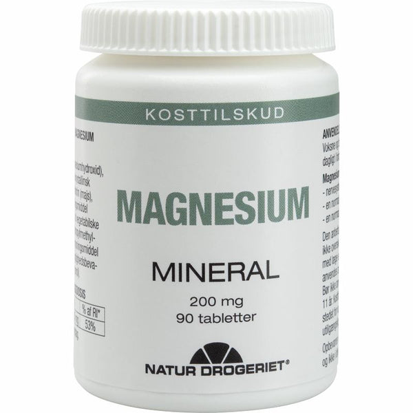Magnesium 200mg - 90 Tabletter - Natur-Drogeriet