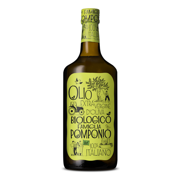 Økologisk Abruzzo Olivenolie - 1L - Famiglia Pomponio