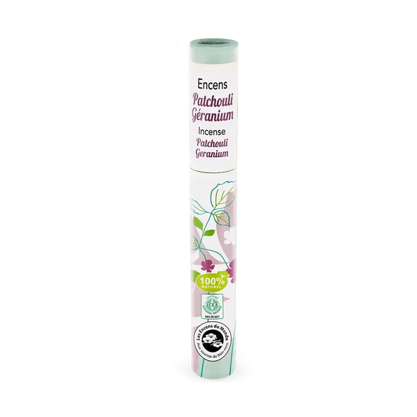 Herbosense Røgelse Patchouli & Geranium - 30 Pinde - Aromandise