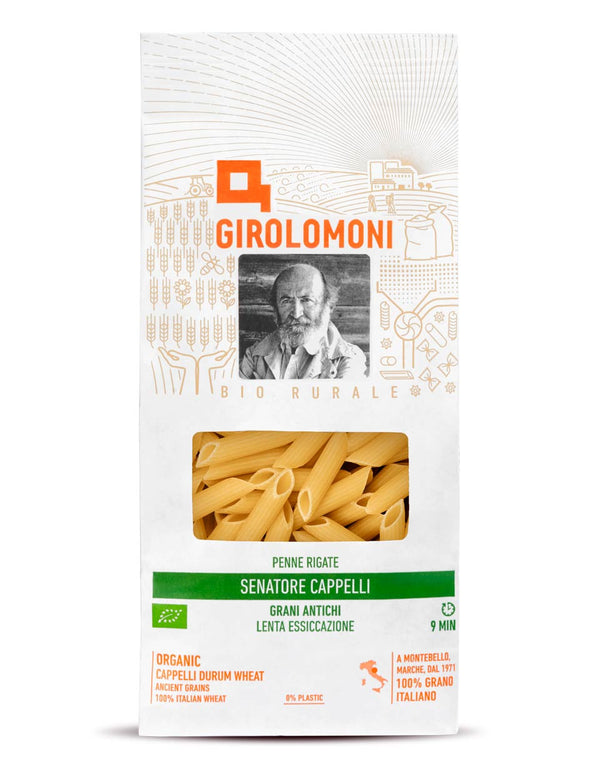 Økologisk Penne Rigate Cappelli Durum Hvede Pasta - 500G - Girolomoni