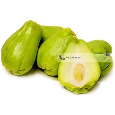 Økologiske Chayote - 100G - Frankrig - Frugt & Grønt Uge 45